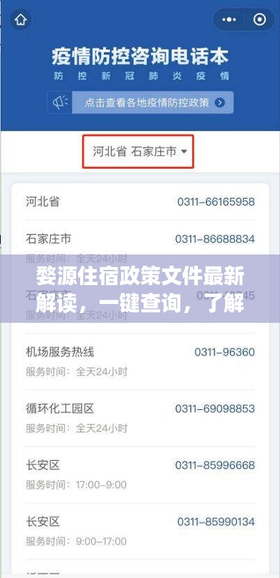 婺源住宿政策文件最新解读，一键查询，了解最新规定！