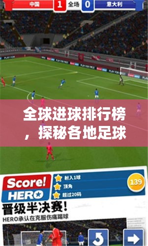 全球进球排行榜，探秘各地足球英雄的荣耀时刻！