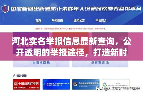 河北实名举报信息最新查询，公开透明的举报途径，打造新时代举报新风尚