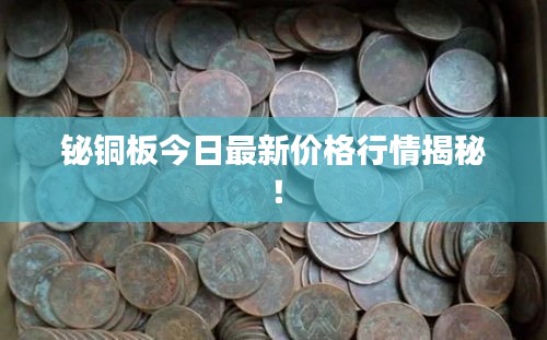 铋铜板今日最新价格行情揭秘！