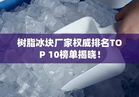 树脂冰块厂家权威排名TOP 10榜单揭晓！