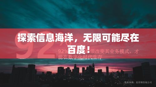 探索信息海洋，无限可能尽在百度！