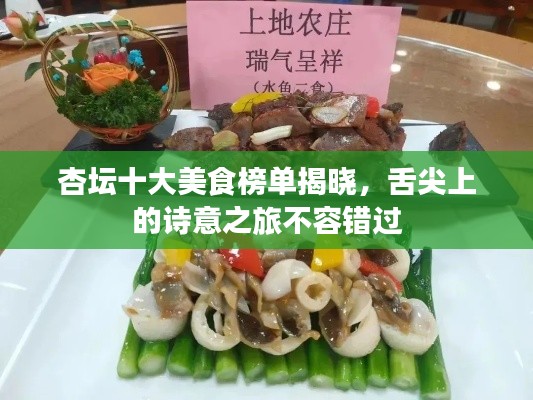 杏坛十大美食榜单揭晓，舌尖上的诗意之旅不容错过