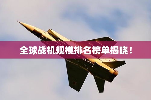 全球战机规模排名榜单揭晓！