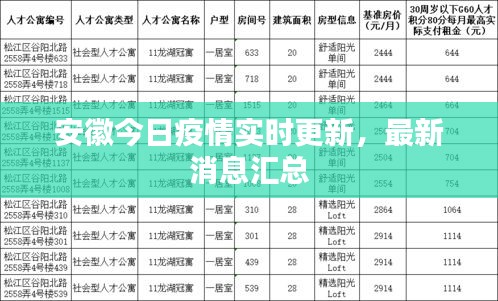 安徽今日疫情实时更新，最新消息汇总