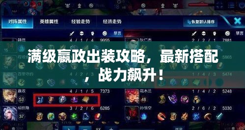 满级嬴政出装攻略，最新搭配，战力飙升！