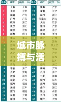 城市脉搏与活力探索，最新行程排行榜今日更新