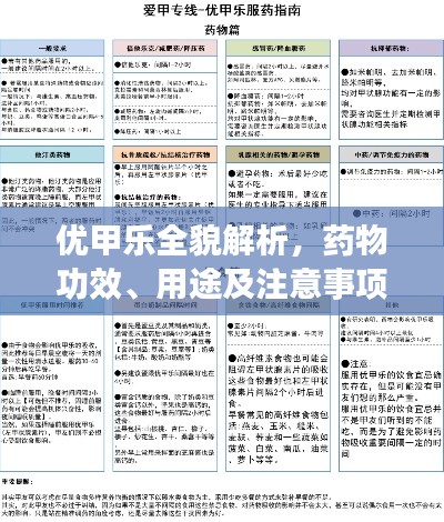 优甲乐全貌解析，药物功效、用途及注意事项一网打尽！