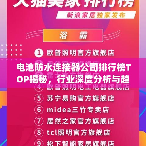 电池防水连接器公司排行榜TOP揭秘，行业深度分析与趋势解读