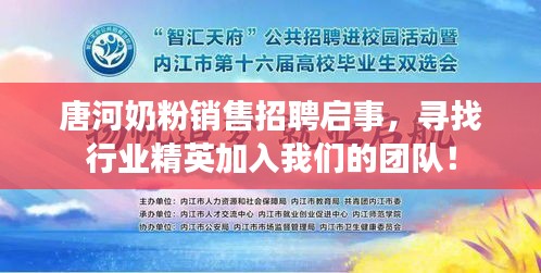 唐河奶粉销售招聘启事，寻找行业精英加入我们的团队！