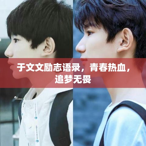 于文文励志语录，青春热血，追梦无畏