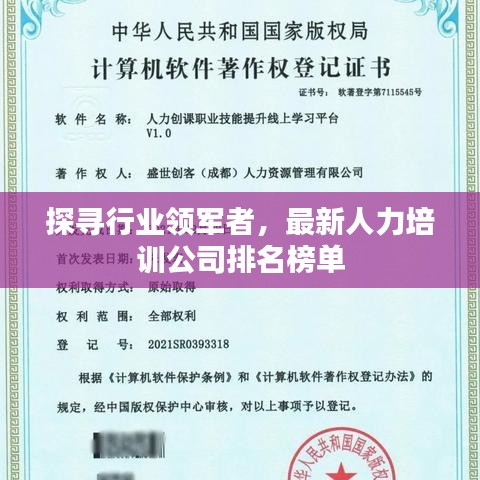 探寻行业领军者，最新人力培训公司排名榜单