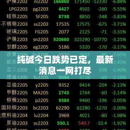 纯碱今日跌势已定，最新消息一网打尽