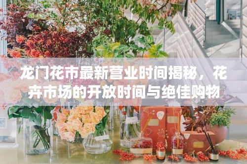 龙门花市最新营业时间揭秘，花卉市场的开放时间与绝佳购物体验