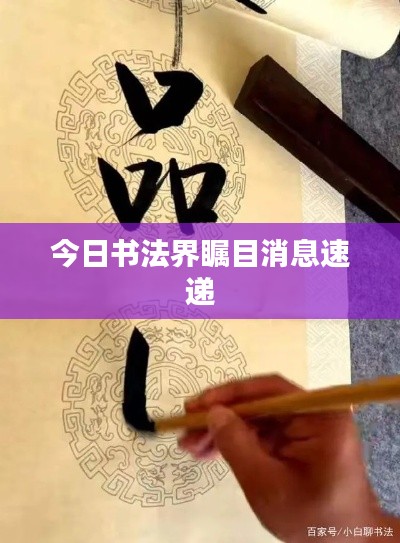 今日书法界瞩目消息速递