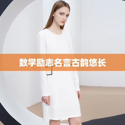 数学励志名言古韵悠长