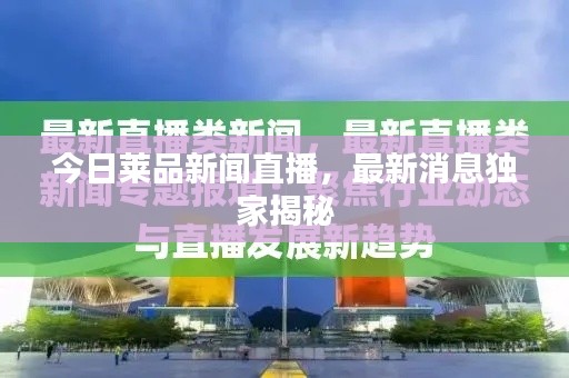 今日莱品新闻直播，最新消息独家揭秘