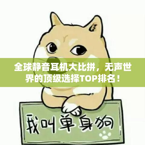 全球静音耳机大比拼，无声世界的顶级选择TOP排名！
