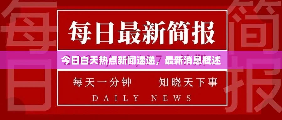 今日白天热点新闻速递，最新消息概述