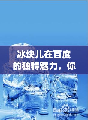 冰块儿在百度的独特魅力，你不得不理！