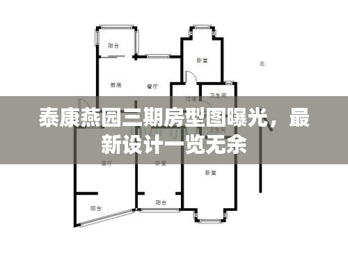 泰康燕园三期房型图曝光，最新设计一览无余