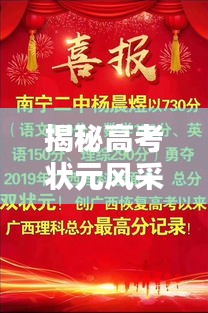 揭秘高考状元风采，2019年十大顶尖学霸铸就辉煌之路