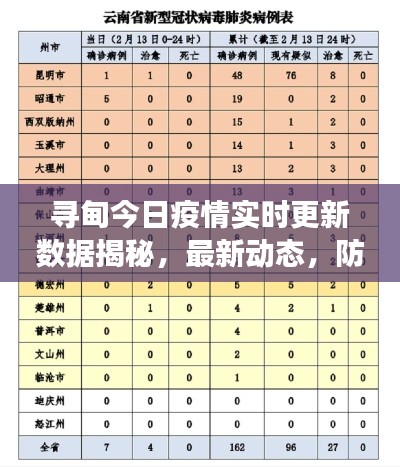 寻甸今日疫情实时更新数据揭秘，最新动态，防控进展一网打尽！