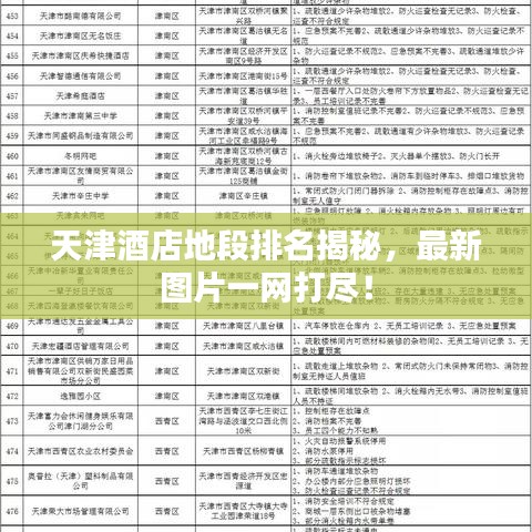天津酒店地段排名揭秘，最新图片一网打尽！