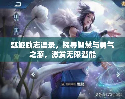 甄姬励志语录，探寻智慧与勇气之源，激发无限潜能