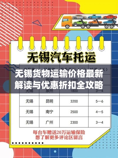 无锡货物运输价格最新解读与优惠折扣全攻略