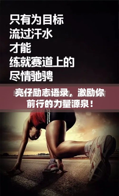 亮仔励志语录，激励你前行的力量源泉！
