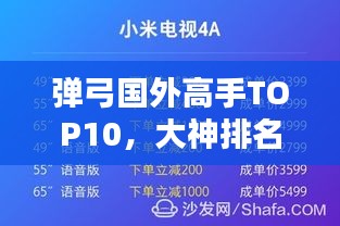 弹弓国外高手TOP10，大神排名榜单揭秘