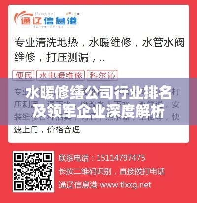 水暖修缮公司行业排名及领军企业深度解析