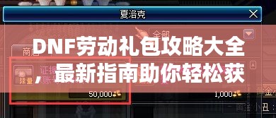 DNF劳动礼包攻略大全，最新指南助你轻松获取奖励！