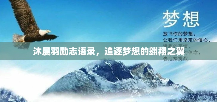 沐晨羽励志语录，追逐梦想的翱翔之翼