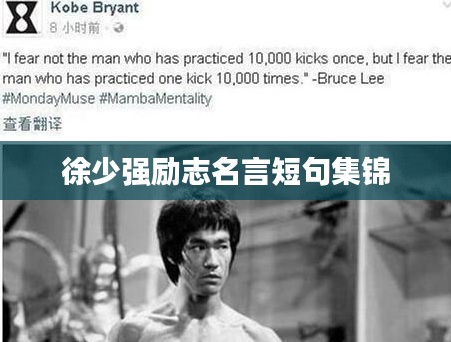 徐少强励志名言短句集锦
