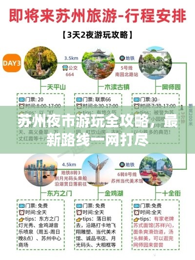 苏州夜市游玩全攻略，最新路线一网打尽