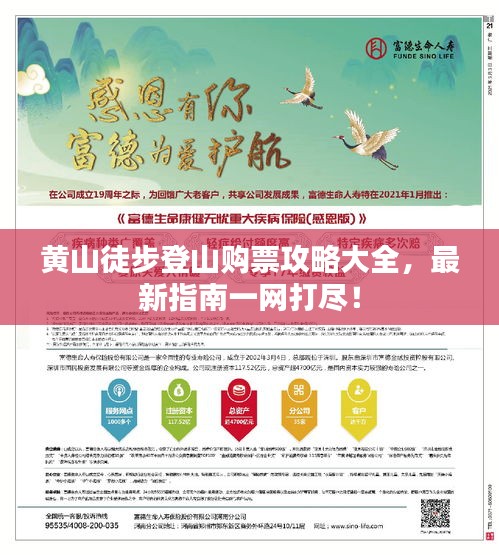 黄山徒步登山购票攻略大全，最新指南一网打尽！