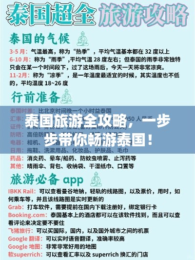 泰国旅游全攻略，一步步带你畅游泰国！