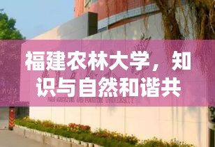 福建农林大学，知识与自然和谐共生的理想学府