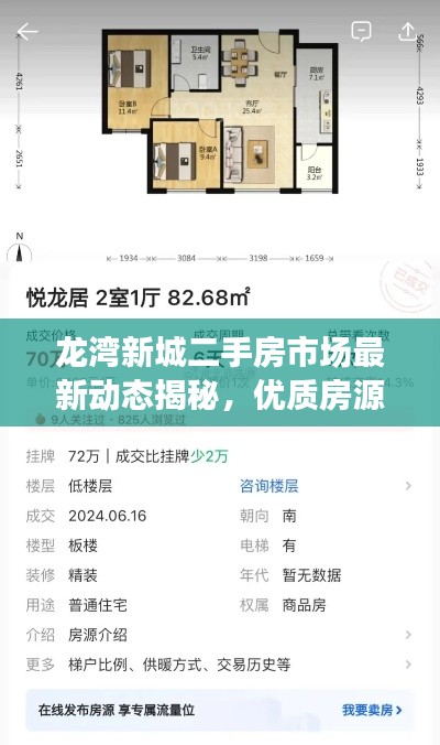 龙湾新城二手房市场最新动态揭秘，优质房源火热出售