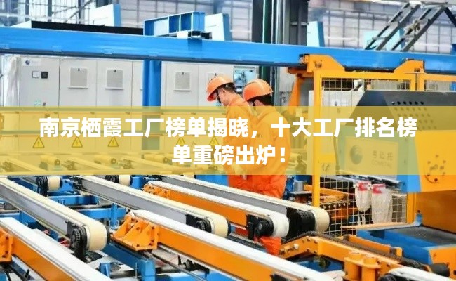 南京栖霞工厂榜单揭晓，十大工厂排名榜单重磅出炉！