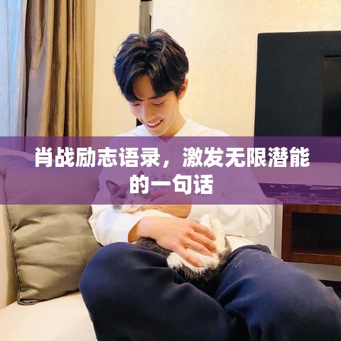 肖战励志语录，激发无限潜能的一句话